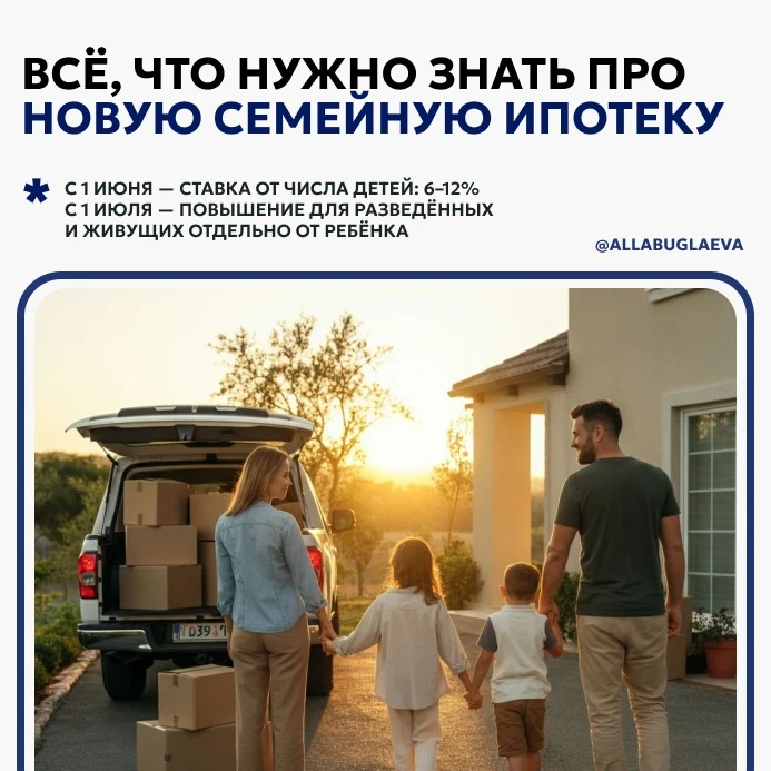 Я много раз писала, что нас ждут изменения по семейной ипотеке, и теперь делюсь конкрет...