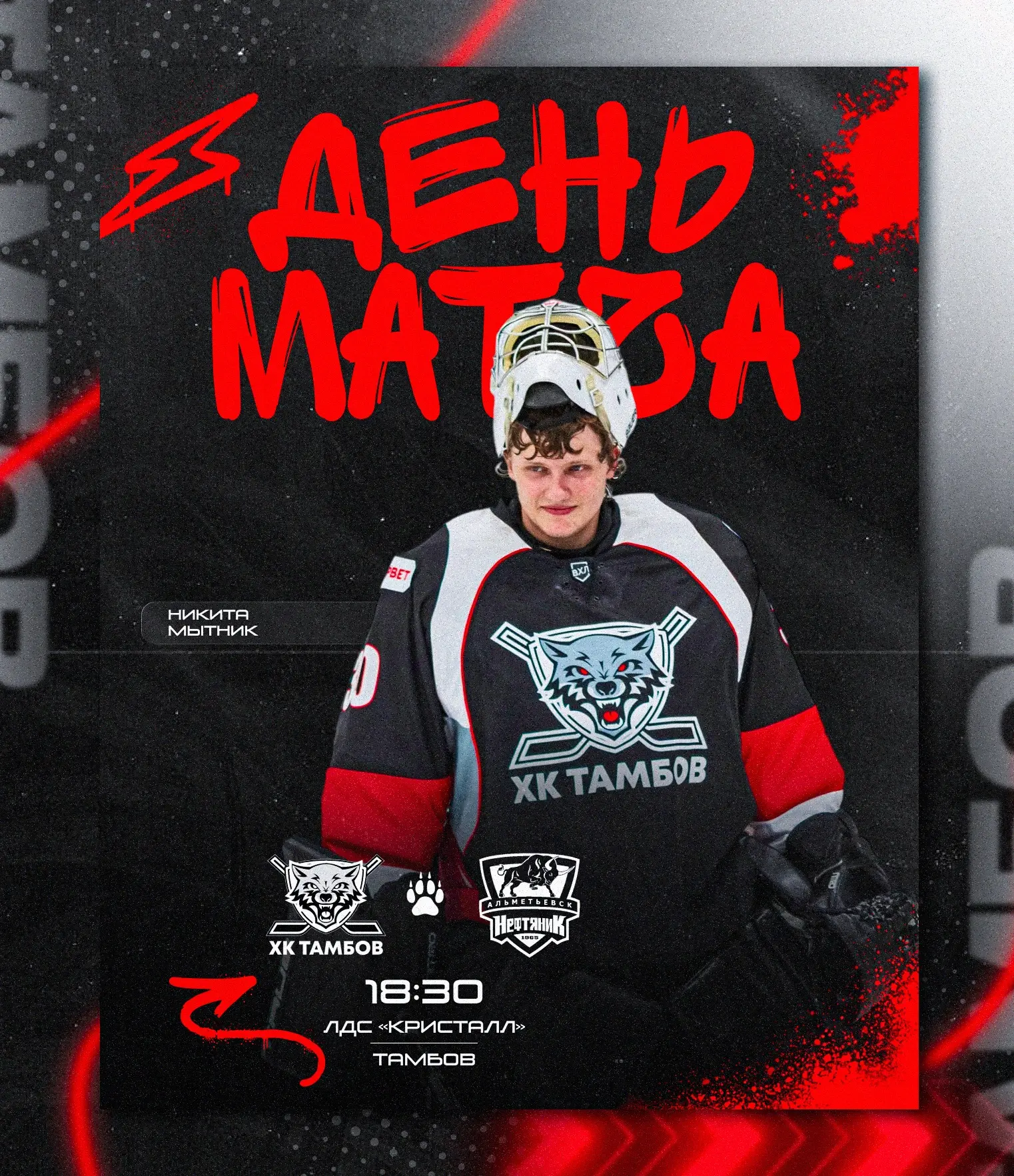 ДЕНЬ МАТЧА! 🏒
