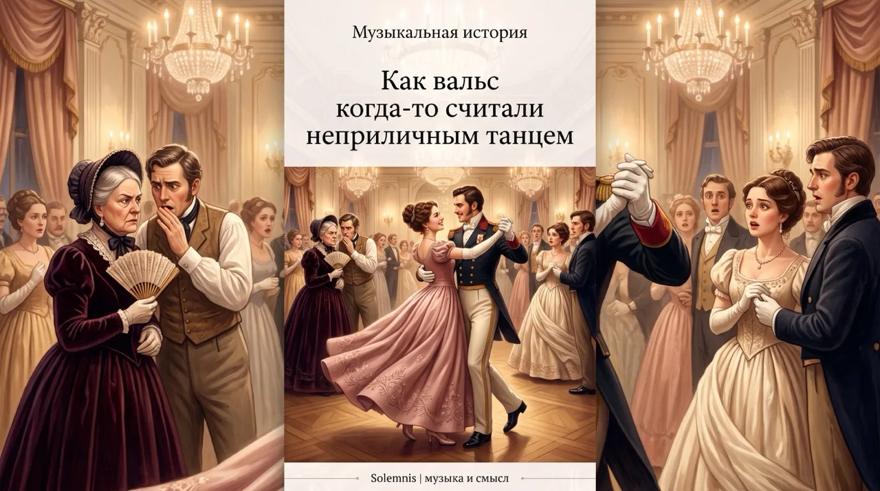 Как вальс когда-то считали... неприличным танцем?
