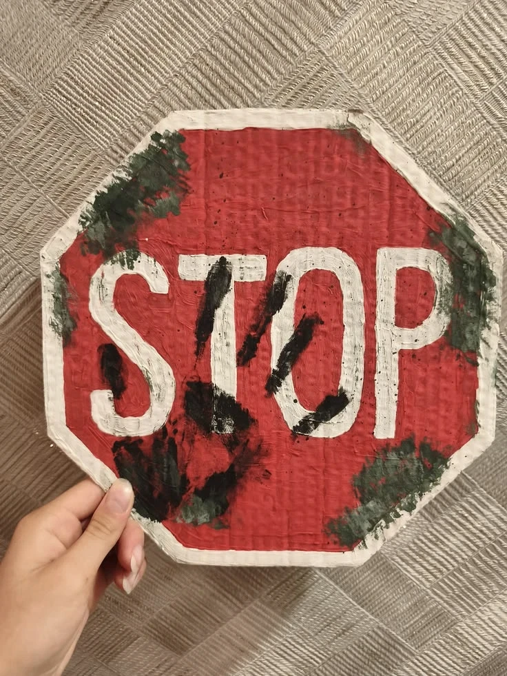 Стоп-знак своими руками 🛑