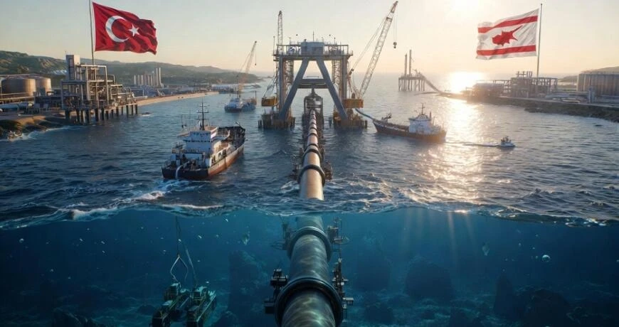 Турция строит газопровод на Северный Кипр.