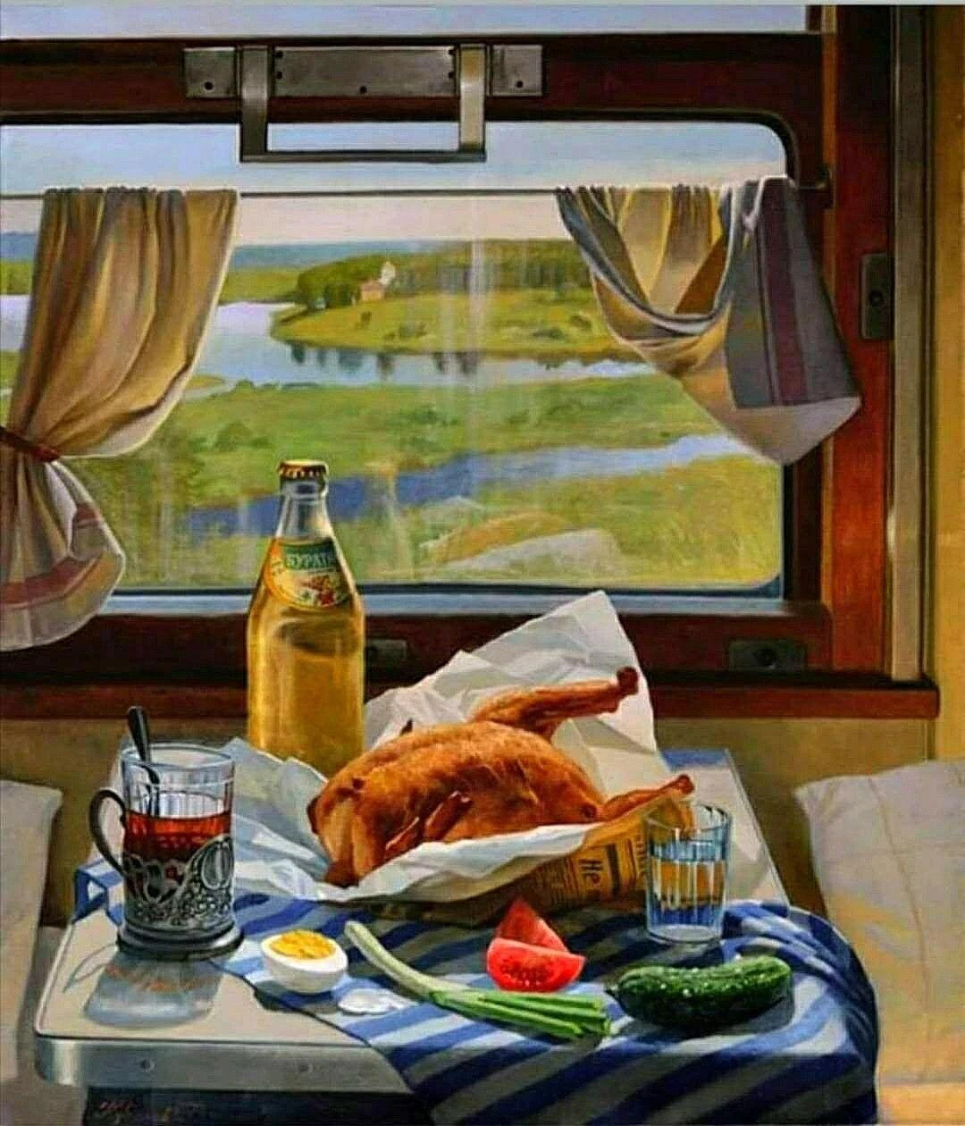 Помните такие поездки? 🚂