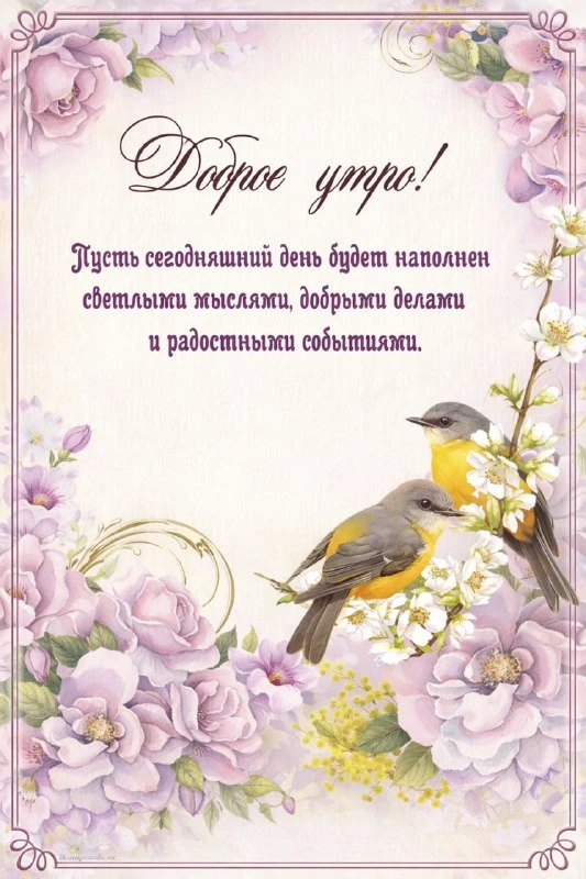 ДОБРОЕ УТРО!