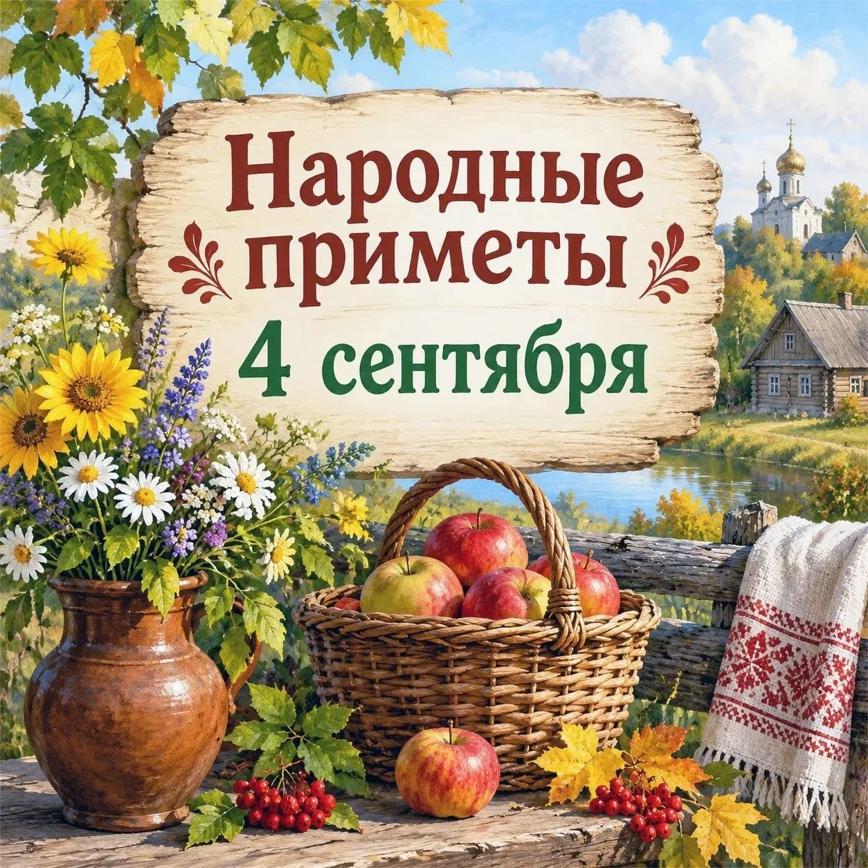 🌿 4 сентября — Народные приметы 🌿