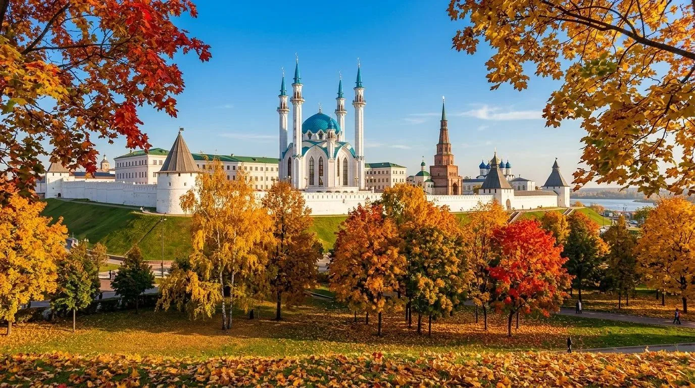 # 🕌 Казань осенью — город, который влюбляет с первого взгляда
