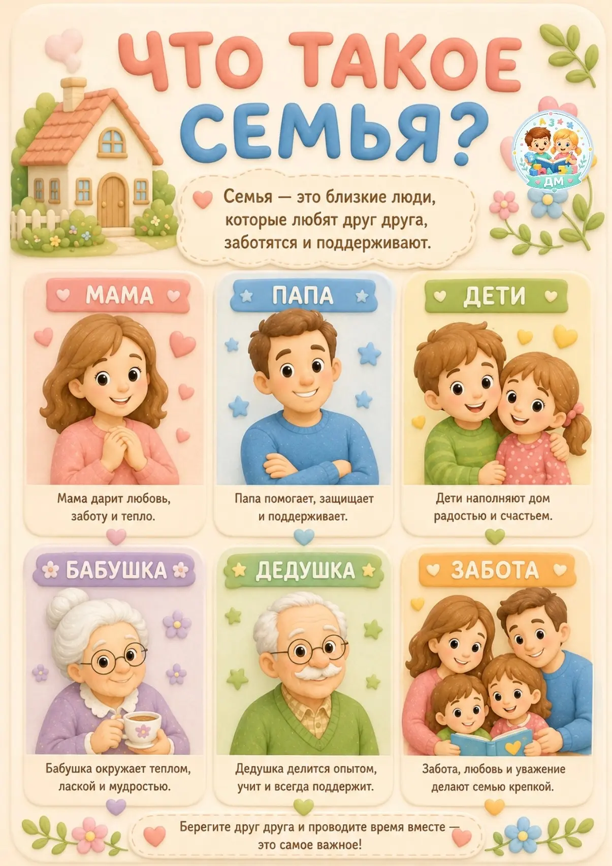Семья — это первый мир ребёнка, где живут любовь, забота, добрые слова и тёплые традиции. Именно в с