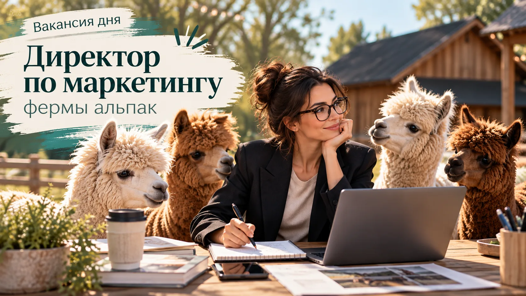 #Вакансиядня: в Москве ищут руководителя маркетинга для сети ферм альпак.