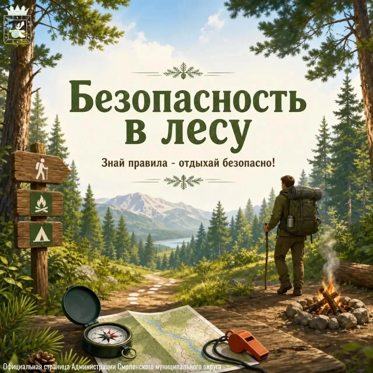 🌲 Безопасность в лесу: правила, которые спасут жизнь! 

Лес — прекрасное место для отдыха, но важно