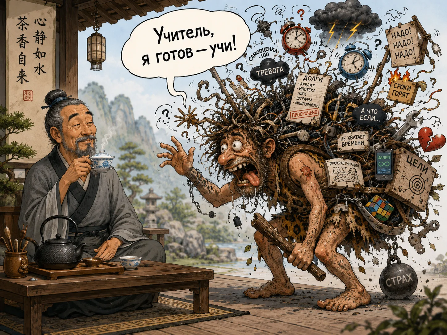 "Когда ученик готов, приходит Учитель". Да? Ну-ну...