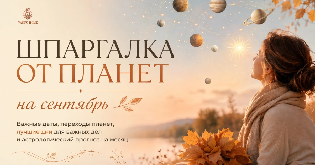 ✨ШПАРГАЛКА ОТ ПЛАНЕТ НА СЕНТЯБРЬ ✨ ЧАСТЬ 2