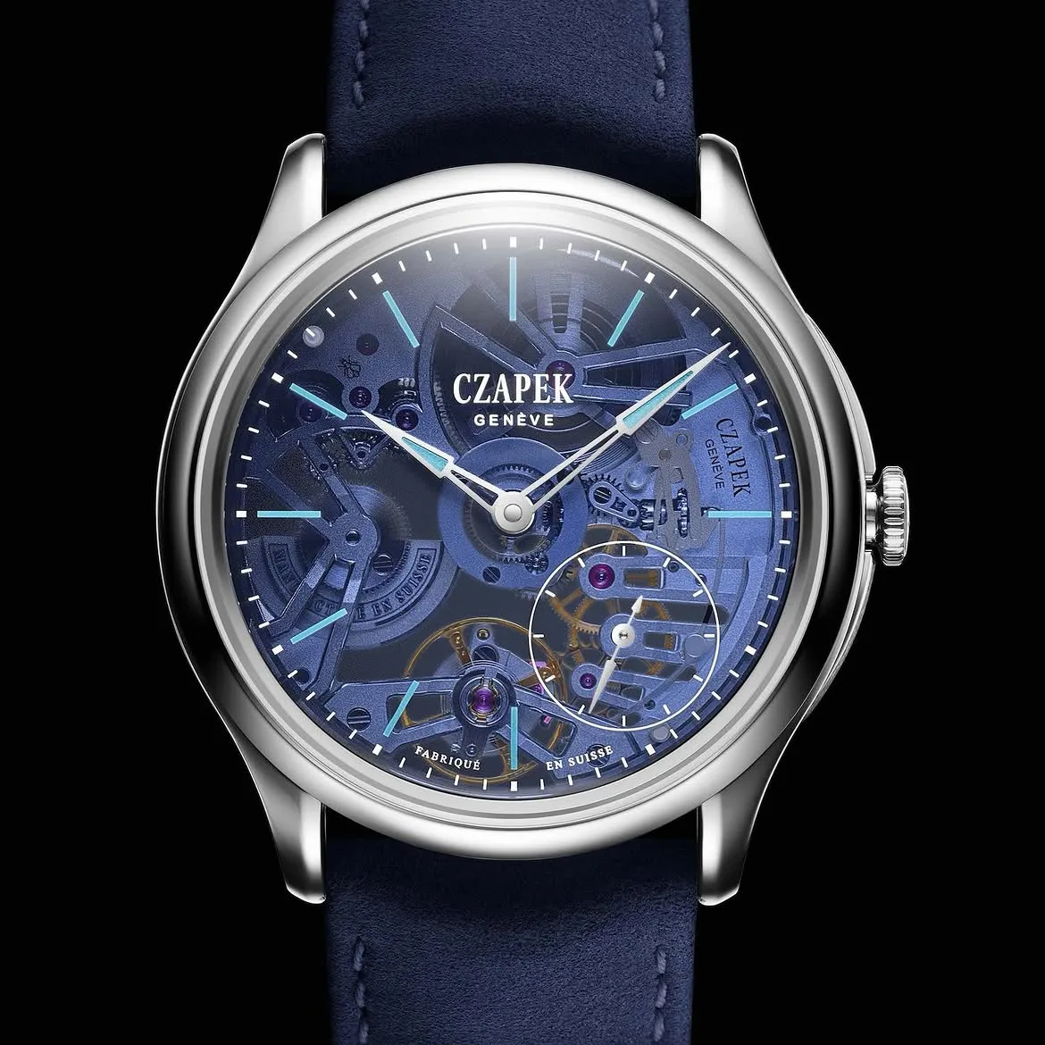 Новые прозрачные часы Czapek Promenade Transparencies Aqua Blue🌊💎