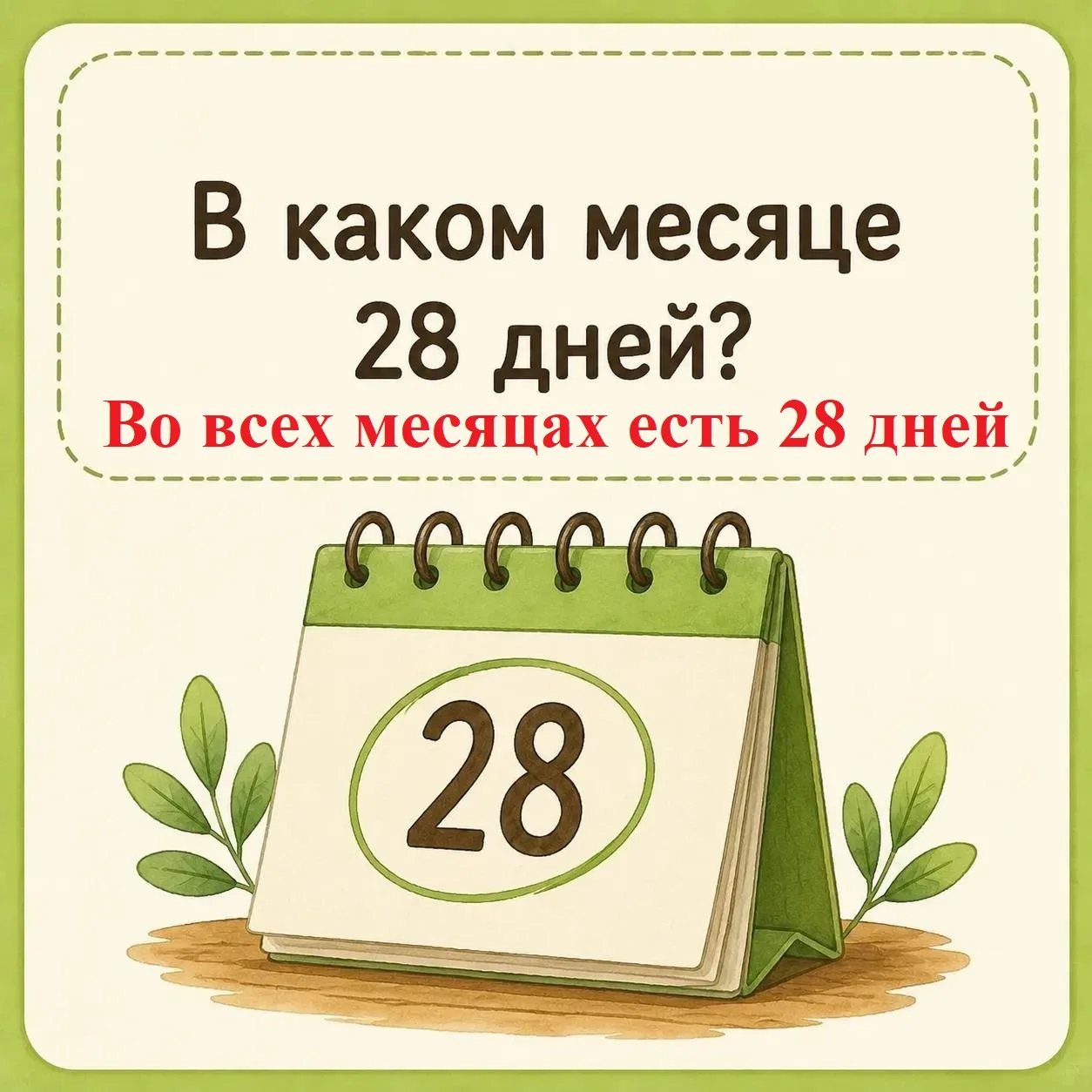 Публикуем ответы на утренние загадки!