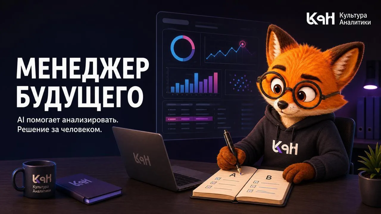 Менеджер будущего - это не человек, который быстрее всех открывает отчеты.
