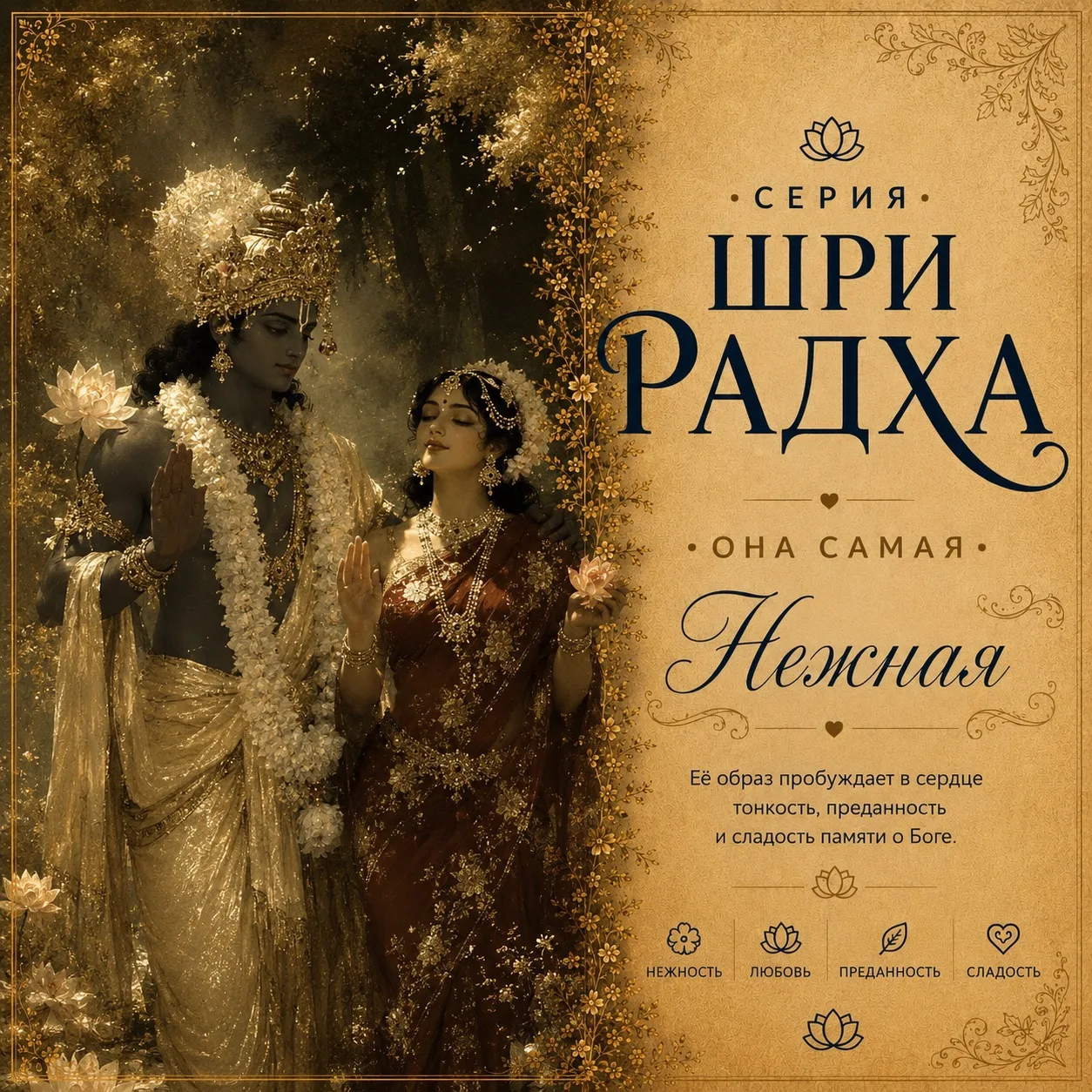 Радха не приходит без Вриндавана
