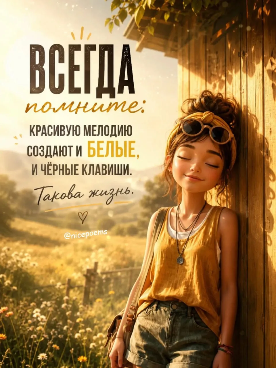✨ Иногда именно то, что казалось самым тяжёлым, делает нашу жизнь красивой.

Бывает, смотришь на сво