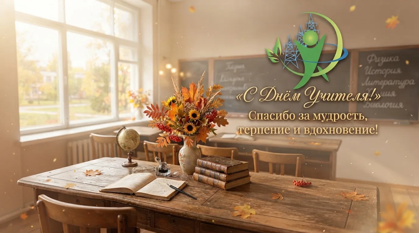 День учителя начинается с добрых слов! 🌷
