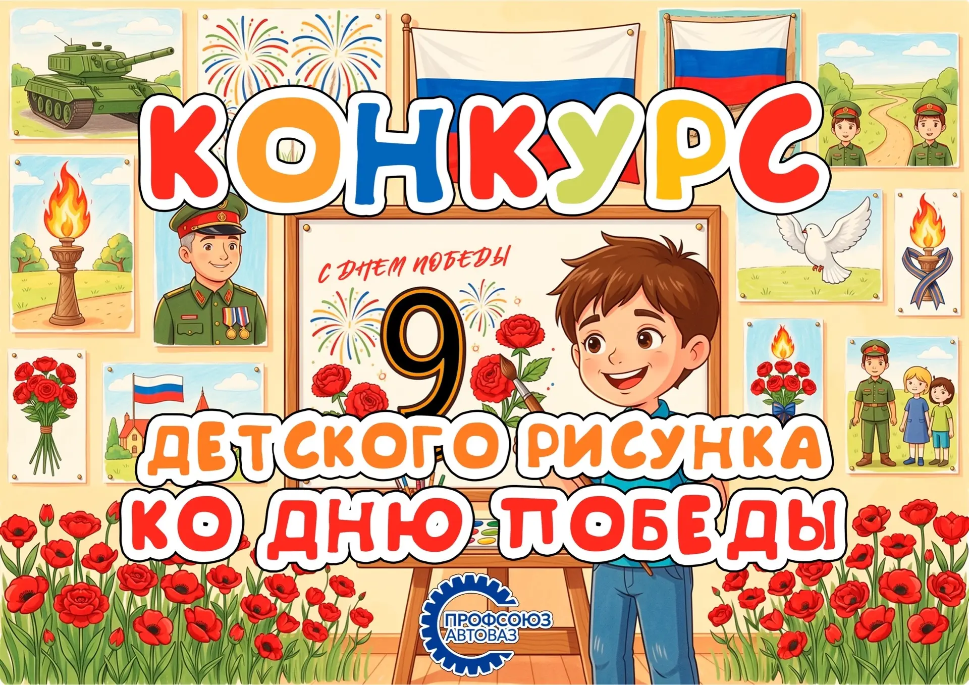 🖼️ Каждый детский рисунок — это искренность и доброта, каждый детский рисунок ко Дню Победы — это тр
