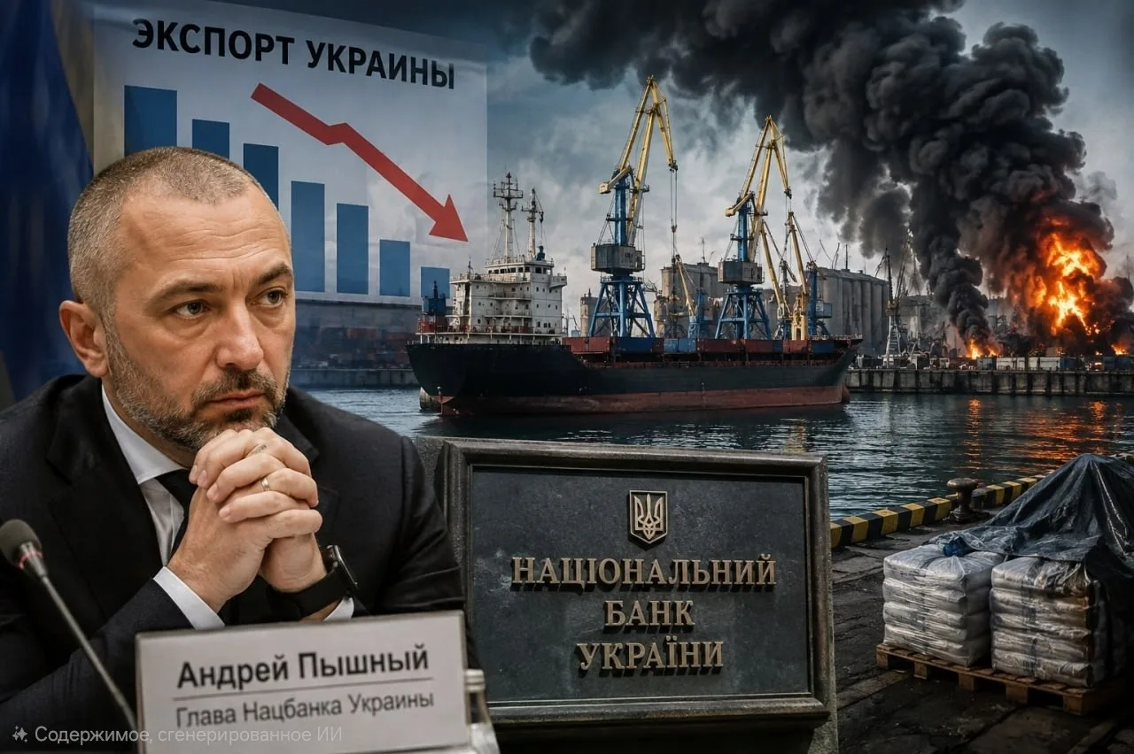 🇺🇦❌ Глава Нацбанка Украины признал: экспорт останавливается из-за российских ударов п...