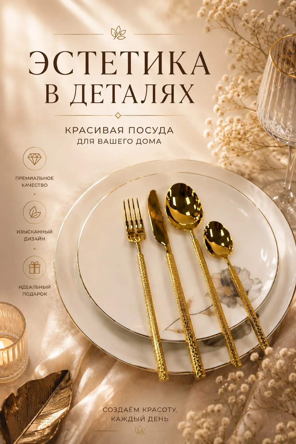 Сделайте каждый прием пищи событием 🥂