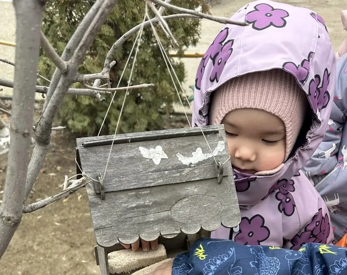 🐦‍⬛Занятие по аппликации на тему "Кормушка для воробьёв"