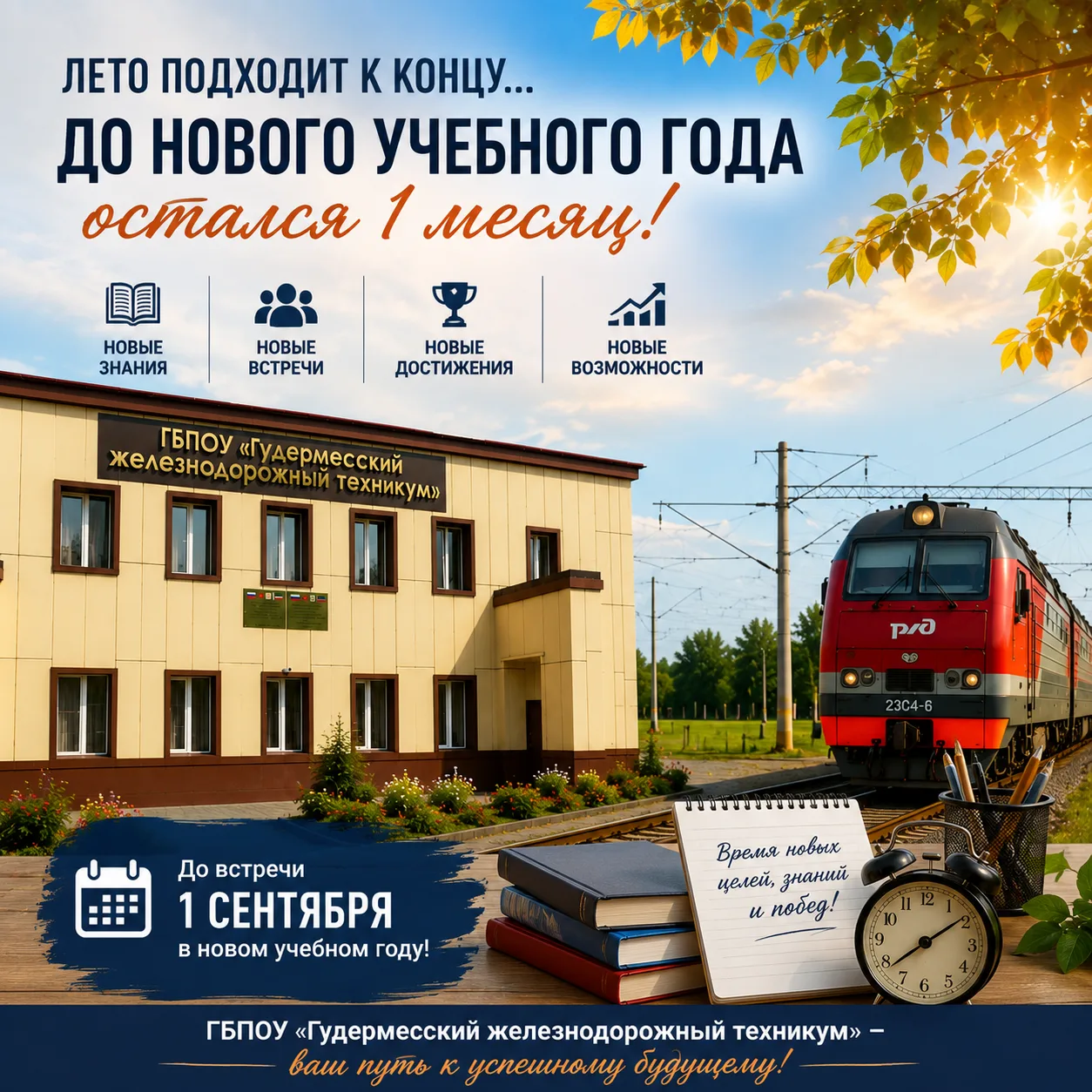 Август — время подготовки к новым победам!