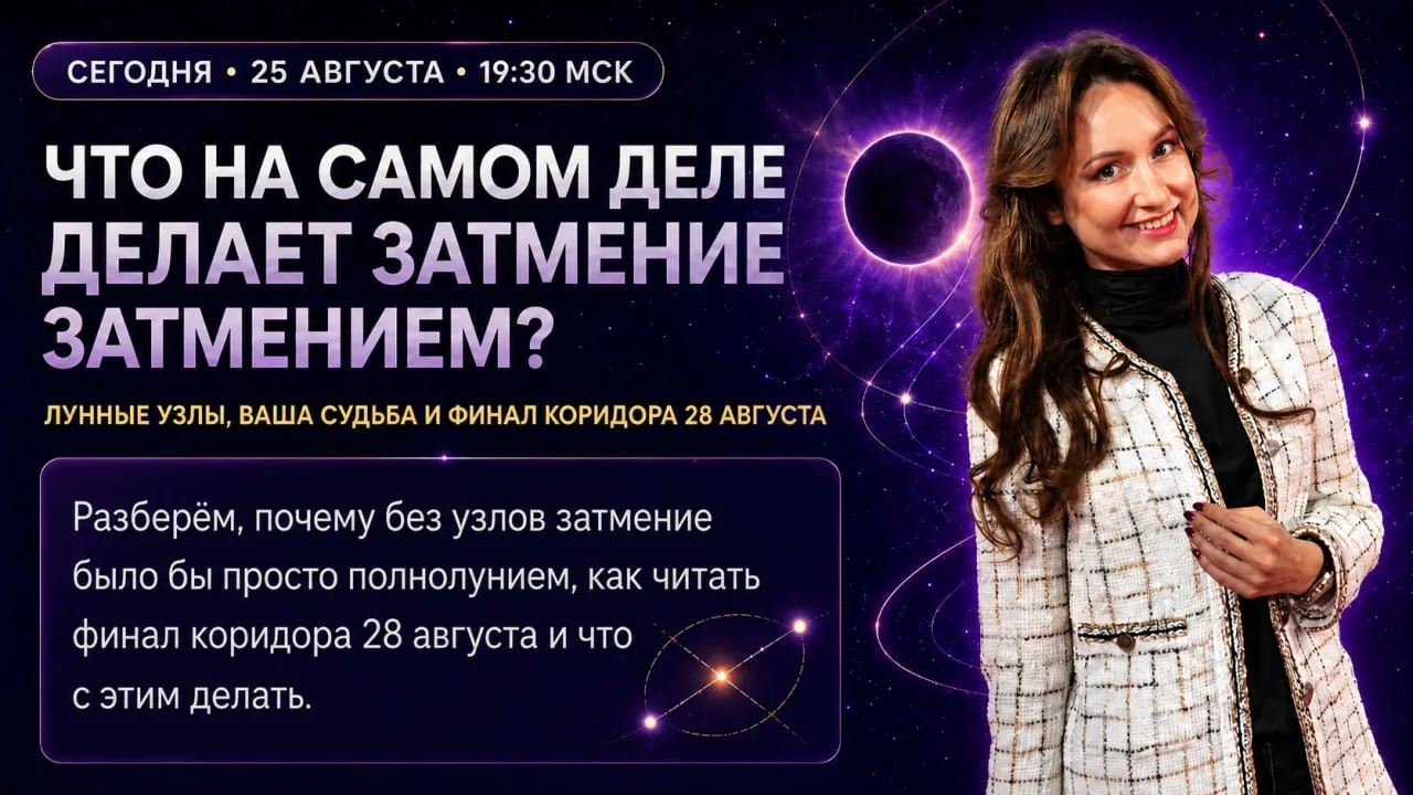 Как и обещала, сегодня в 19:30 по Москве встречаемся в прямом эфире. Поговорим о том, ч...