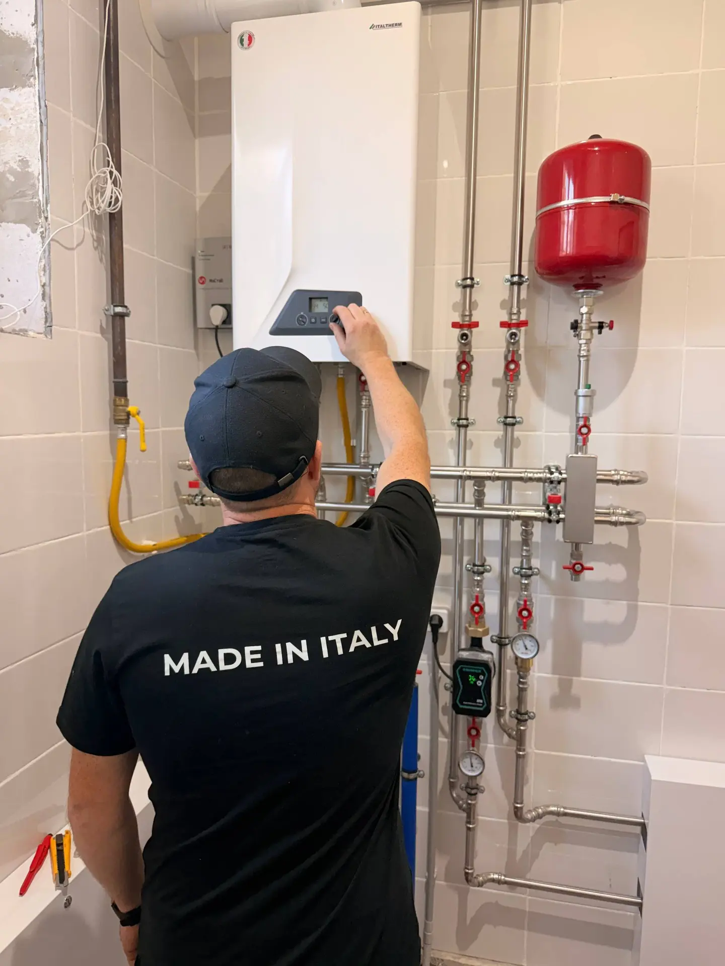 Новая котельная с газовым котлом ITALTHERM.