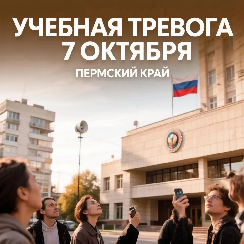 📢 Учебная тревога в Перми и Пермском крае: что важно знать