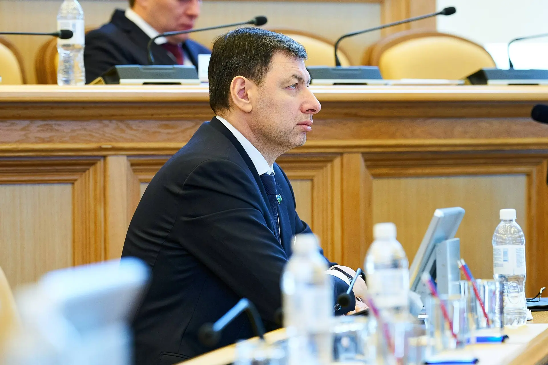 На первом в этом году заседании Думы Югры ее председатель Борис Сергеевич Хохряков представил отчет 