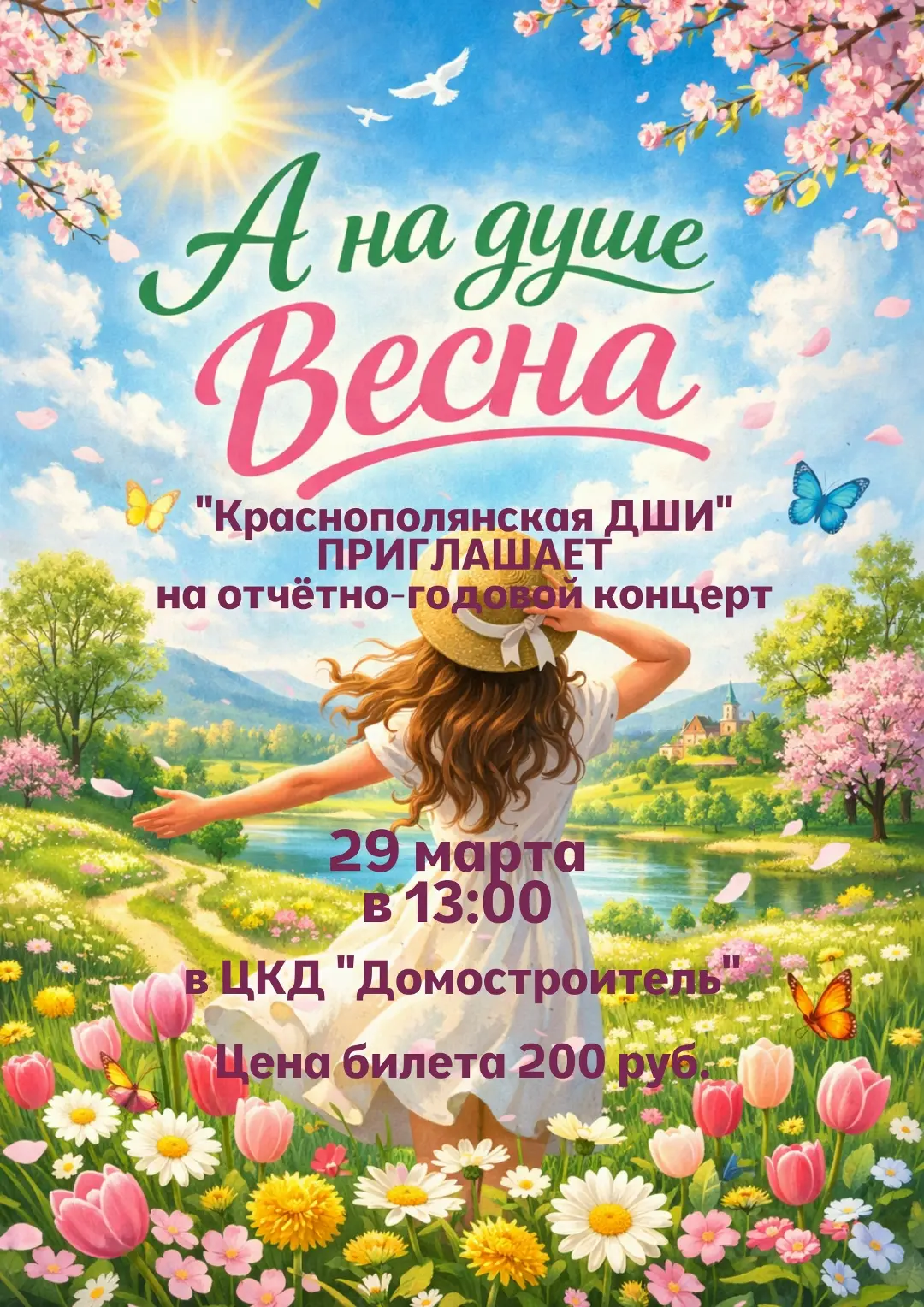 Мы с радостью приглашаем Вас на ежегодный отчетно-годовой концерт нашей школы искусств!!!!