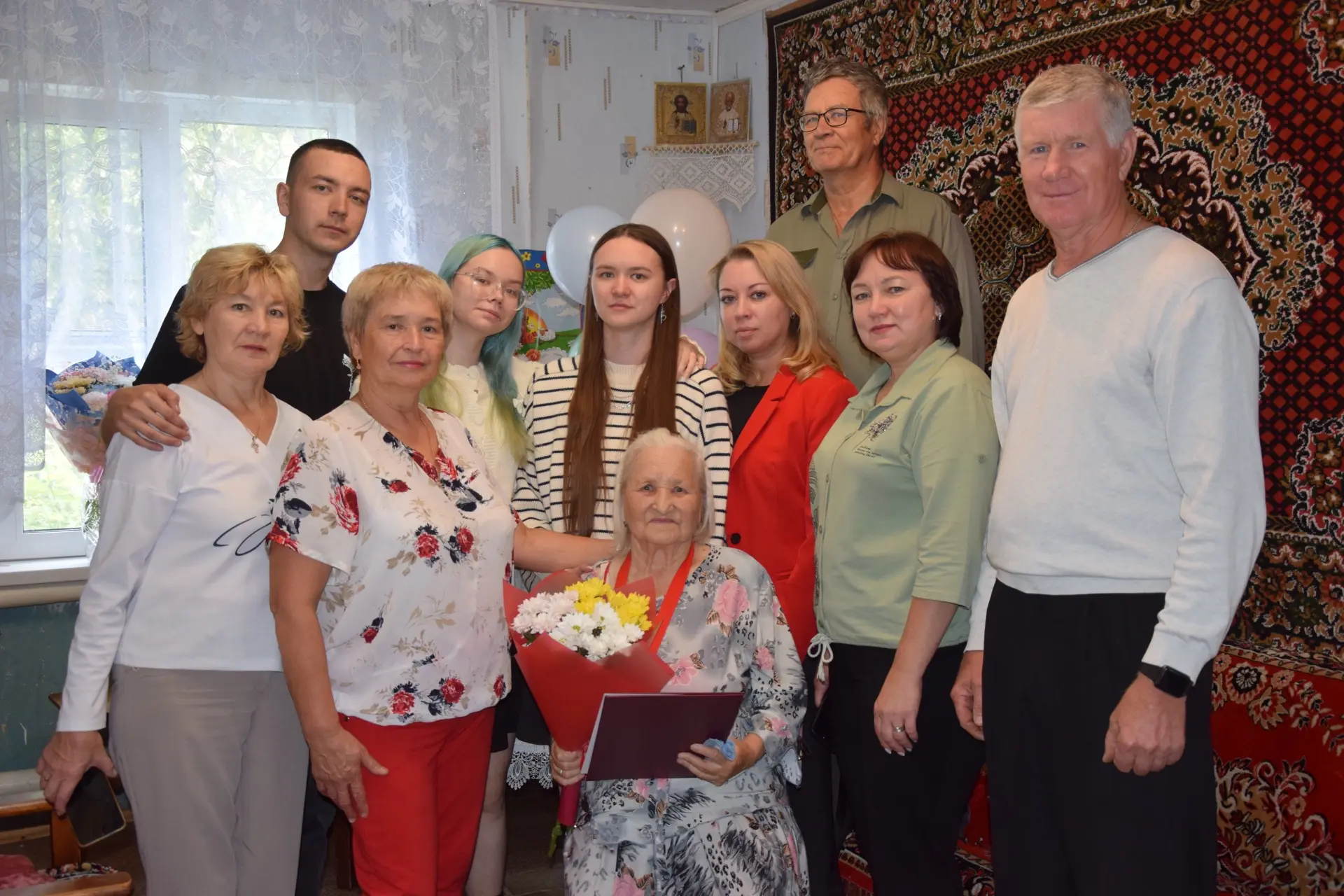 Сегодня  заместитель Главы по социальным вопросам А.С. Богатова, председатель Совета ве...