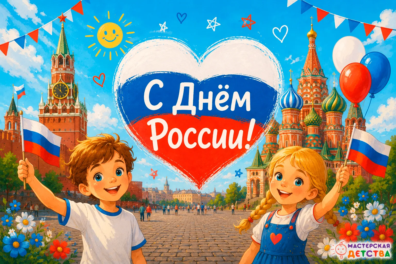 🇷🇺 С Днём России!

Этот праздник — хороший повод вспомнить о том, что любовь к Родине начинается с