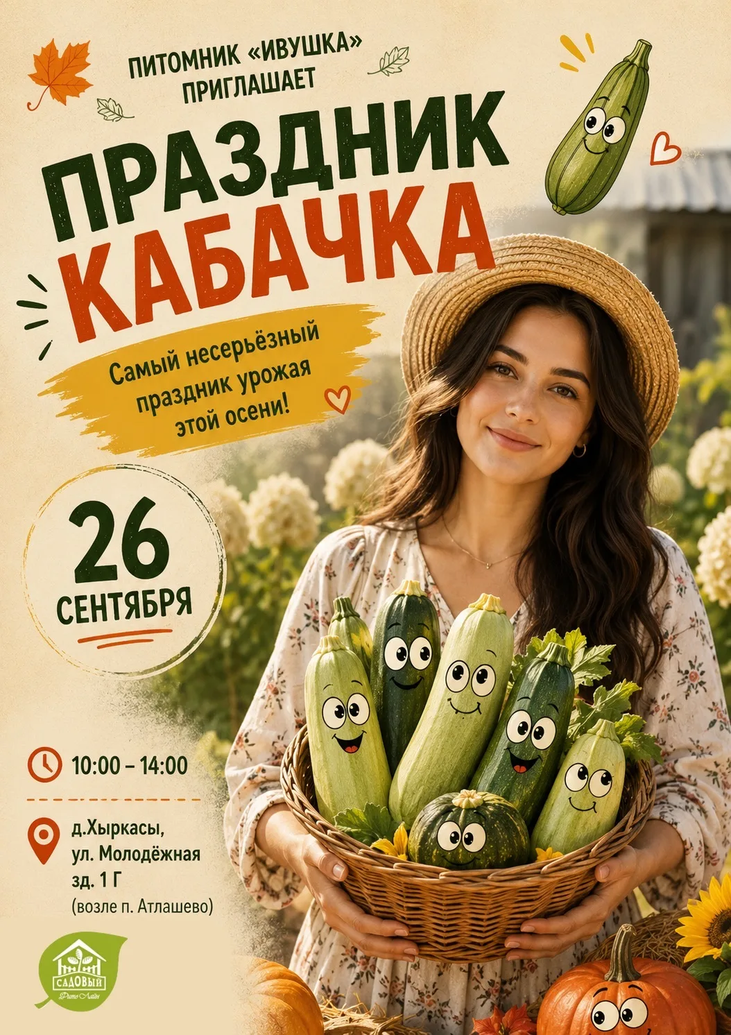 26 сентября встречаемся в питомнике «Ивушка»!