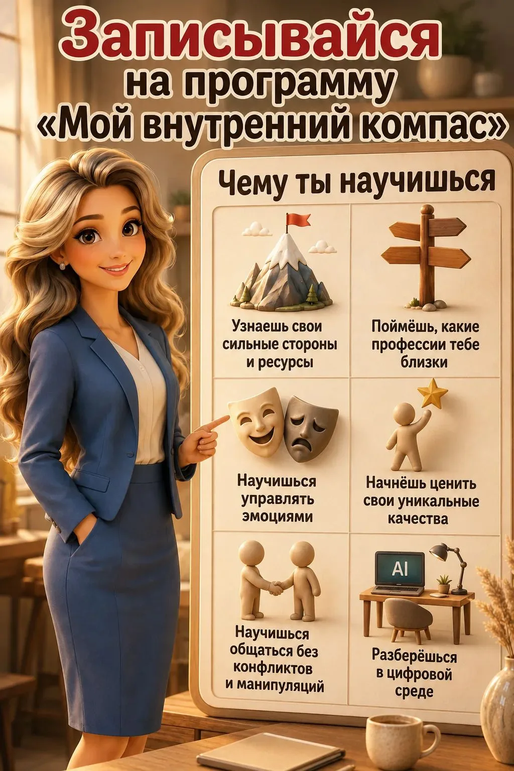 Если тебе 15-16 лет, ты думаешь о будущей профессии, хочешь научиться общаться без конф...
