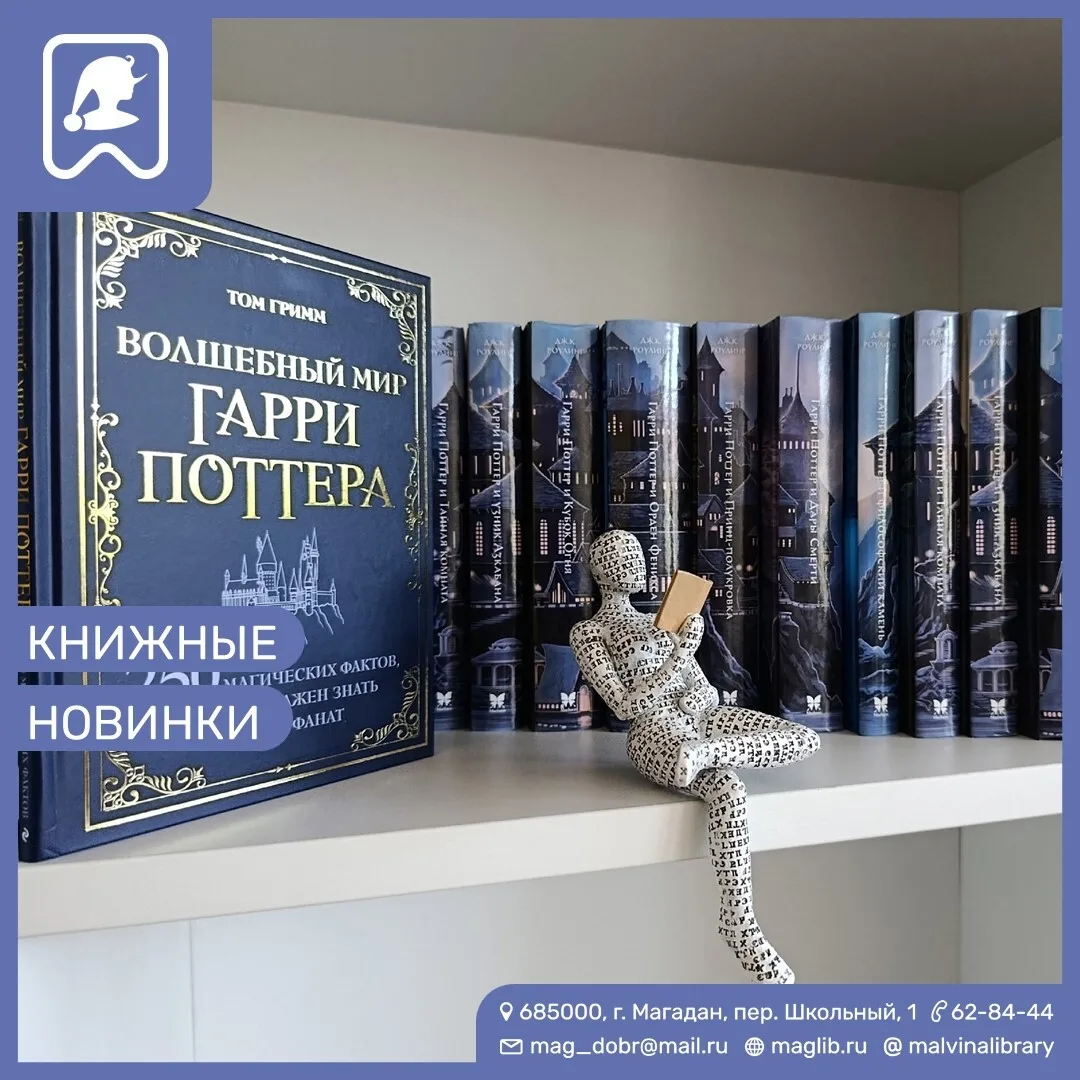 📚✨ Дорогие читатели, у нас потрясающая новость: в нашем фонде появились новые книги о Гарри Поттере