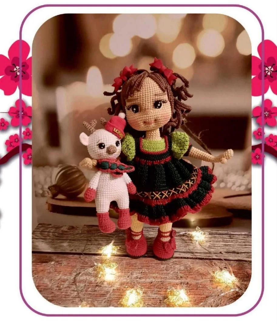 Сладкая куколка 🎀
Перевод: Елена Кузьмина

Волшебные петельки 🌷

Наш второй канал 🌺

Файл с описа