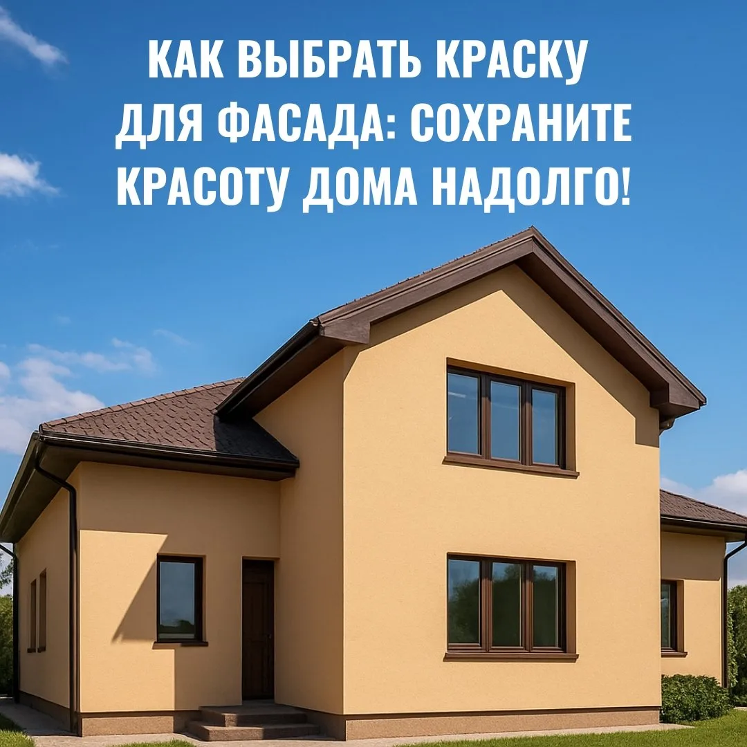 Хотите, чтобы фасад вашего дома долгие годы радовал безупречным видом? 🤔 Обычные краски не справятс