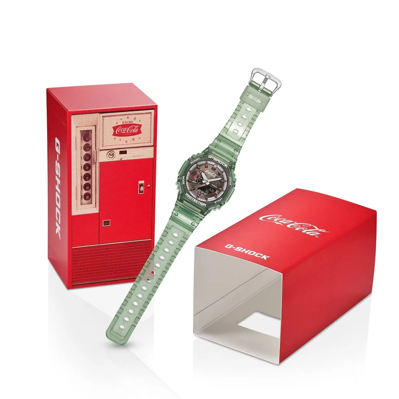 Коллаба дня: G-Shock × Coca-Cola   Лимитка приурочена к 140-летию самой популярной в мире газировки.