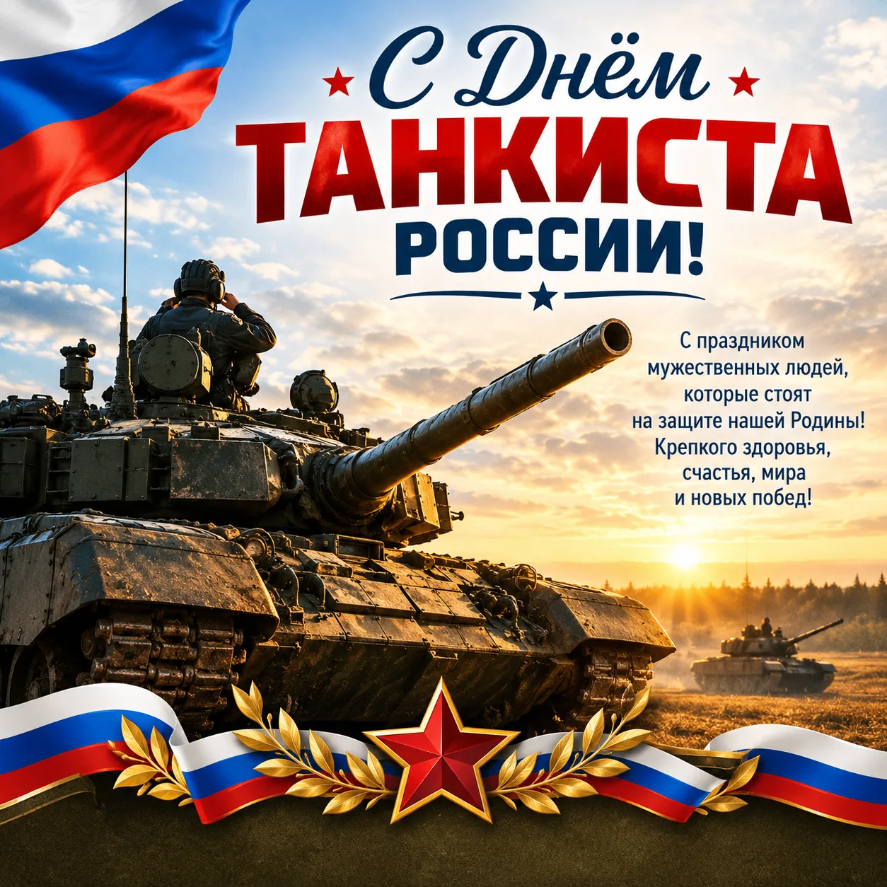 🎉 Поздравляем с Днём танкиста! 🎉