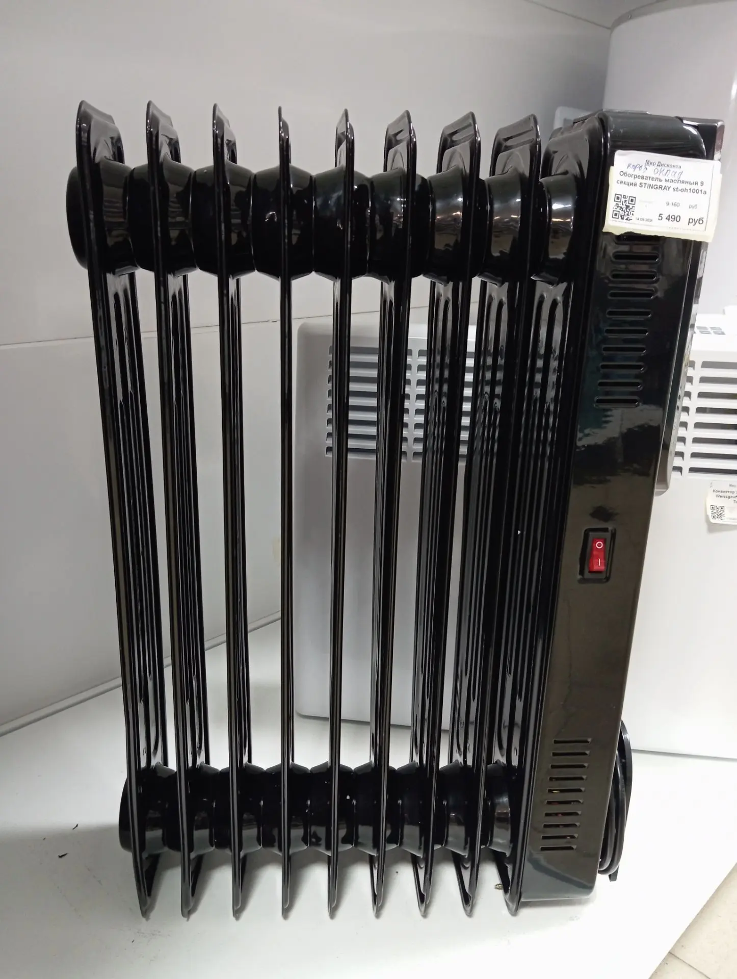 Масляный обогреватель STINGRAY ST-OH1001A черный жемчуг