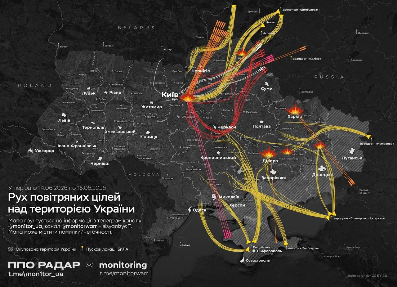 Прошлой ночью ВС РФ применили более 50 ракет и 400 БПЛА.

В эпицентре удара был Киев. Разрушения заф