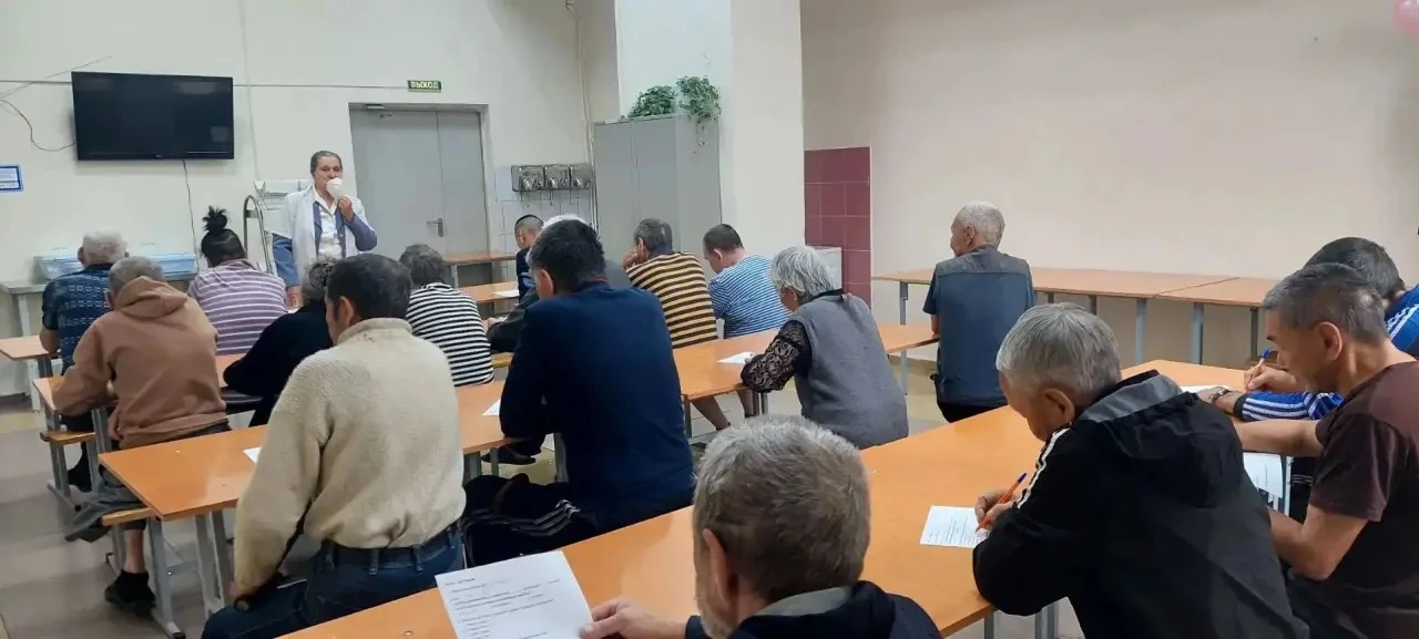 👍В отделении социальной адаптации «Тирэх» проведена лекция на тему «Профилактика алког...
