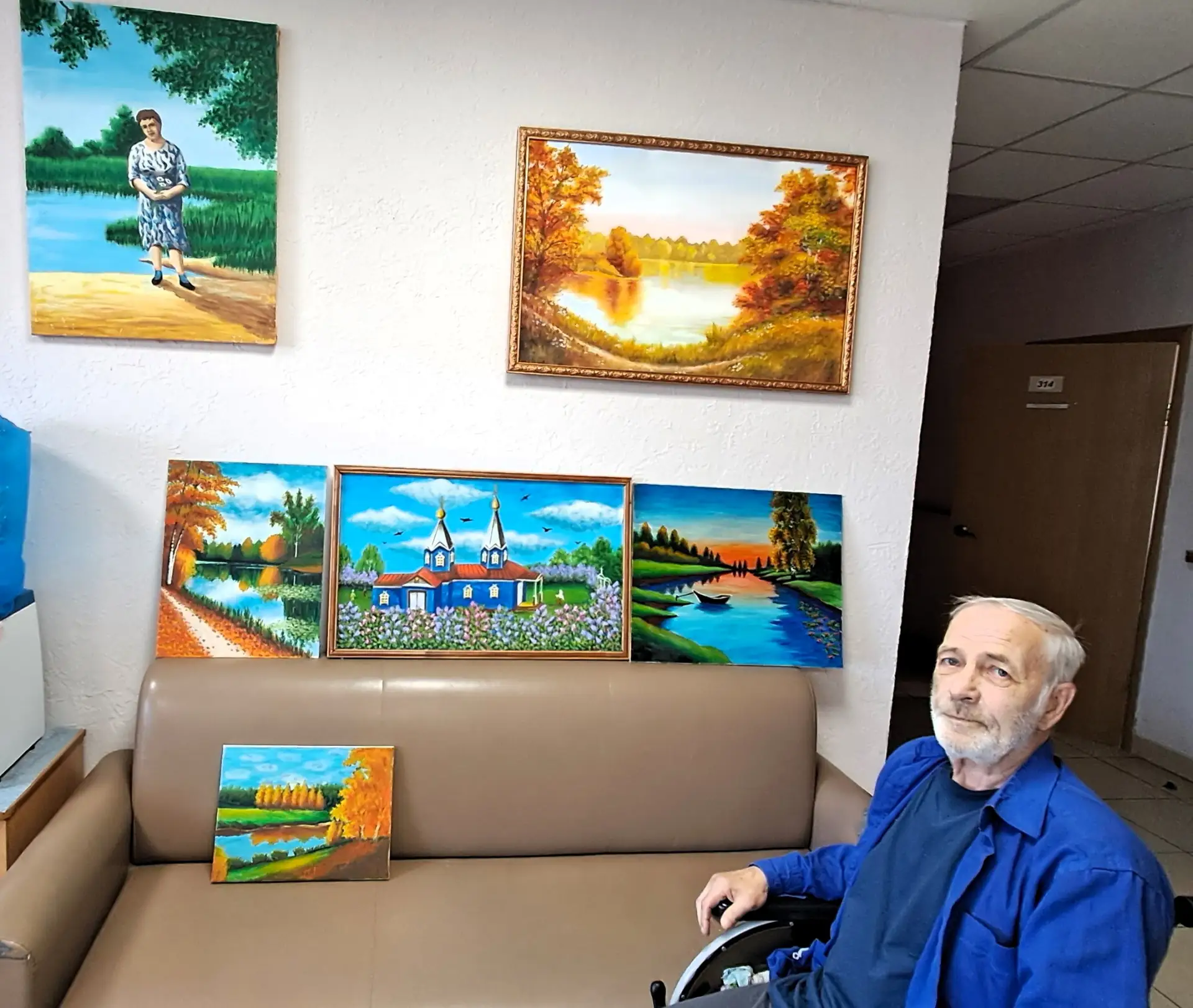 🎨Провели вернисаж «Картины, которые дарят эмоции».🌈