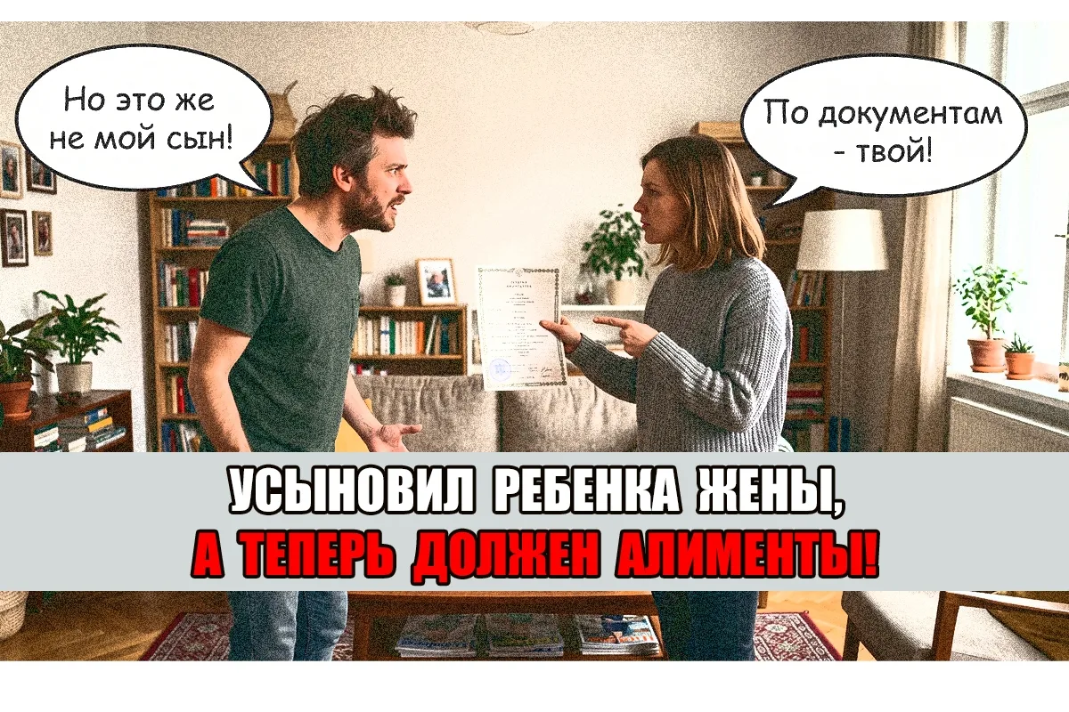 Усыновил ребенка жены. Через 3 года - развод, а мне алименты на чужого ребенка...