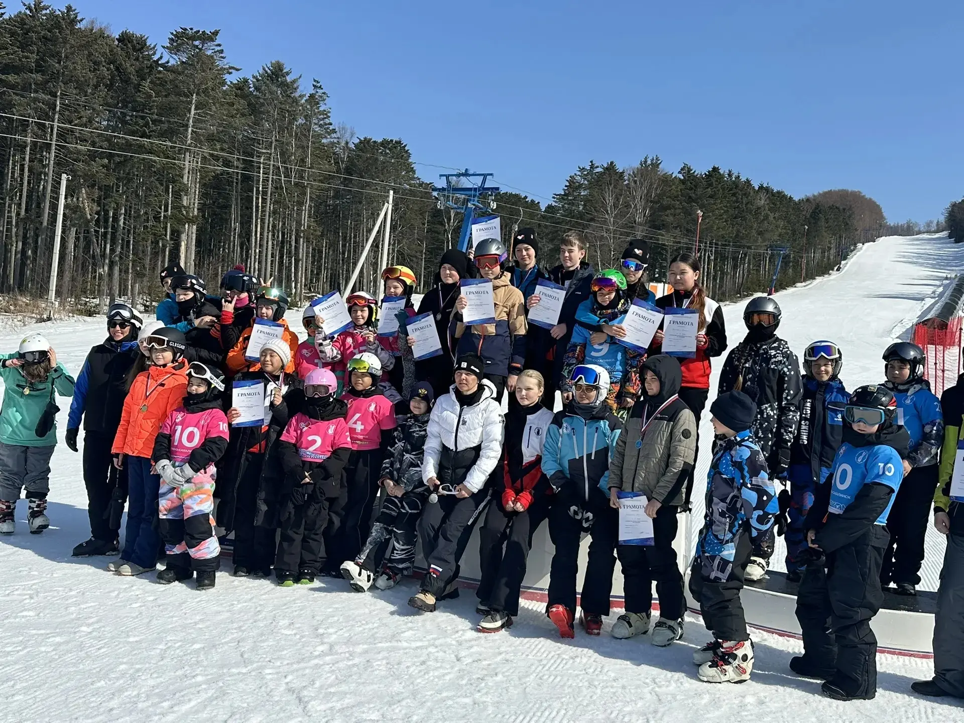 🥉 Бронзовый финиш на склоне!  2⃣2⃣ марта прошло Первенство города Южно-Сахалинска по сноуборду, где 