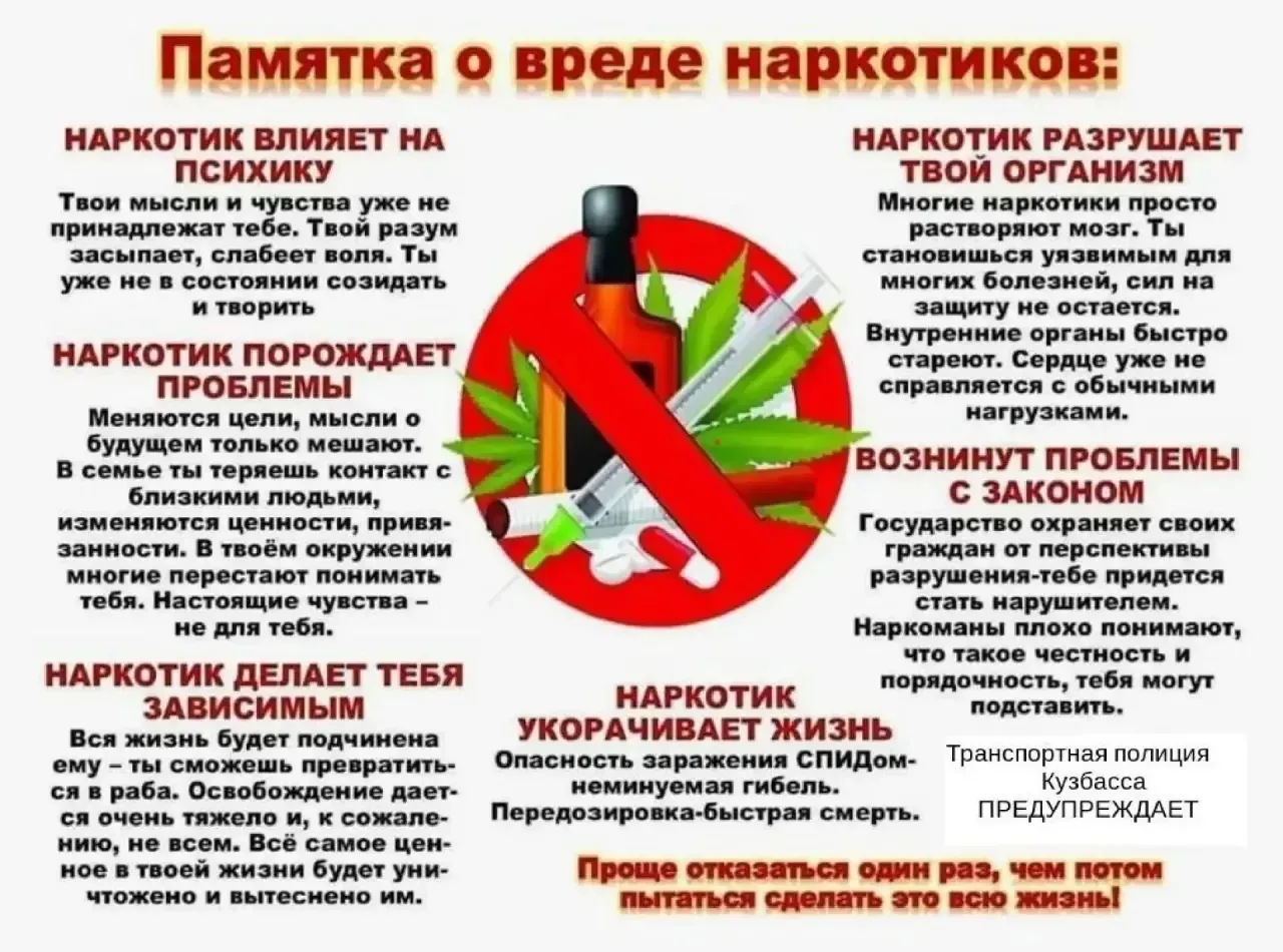 «Скажи «НЕТ» наркотикам»❗️❗️❗️