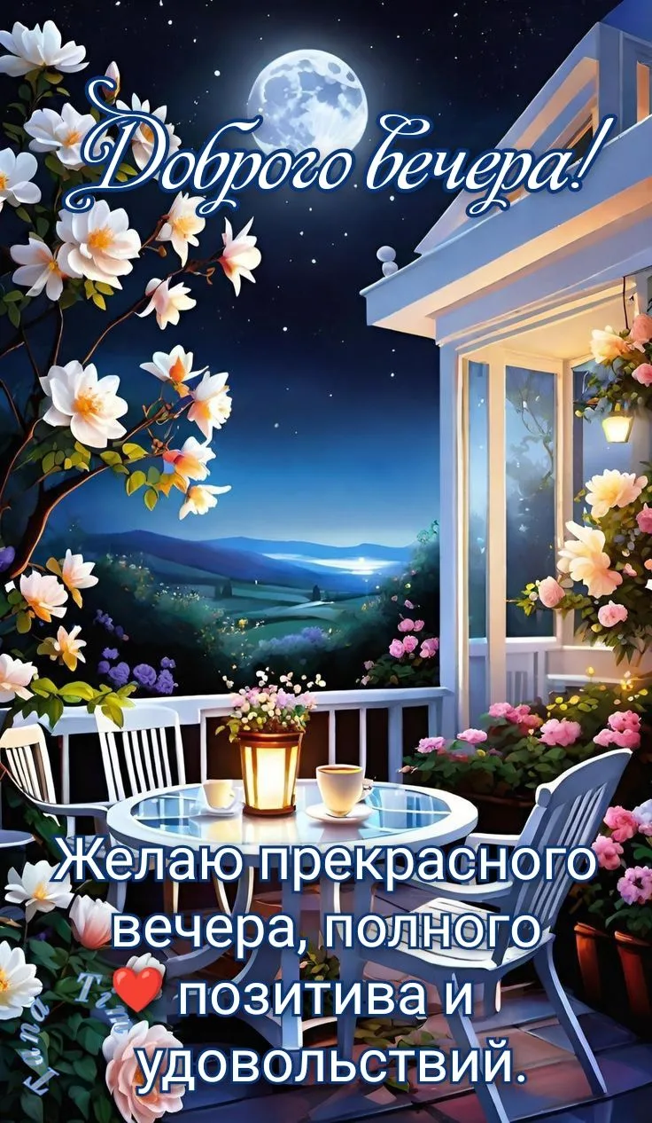Доброго и уютного вечера!  ✨💐