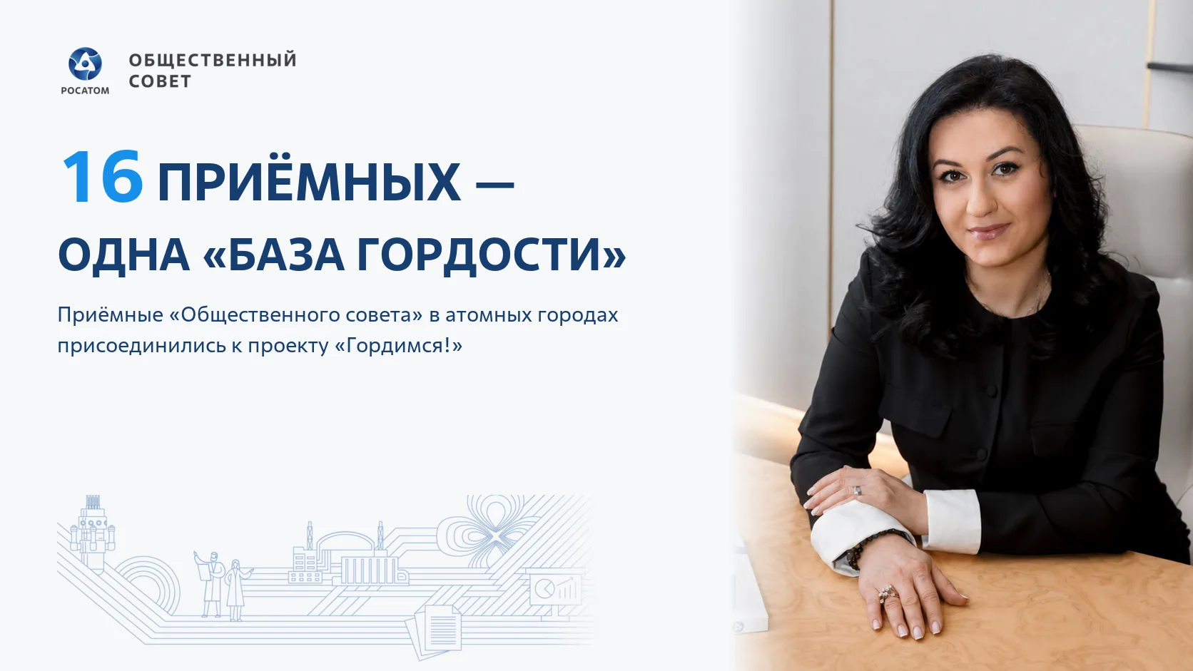 Все 16 приемных Общественного совета «Росатома» стали площадками проекта «Гордимся!»