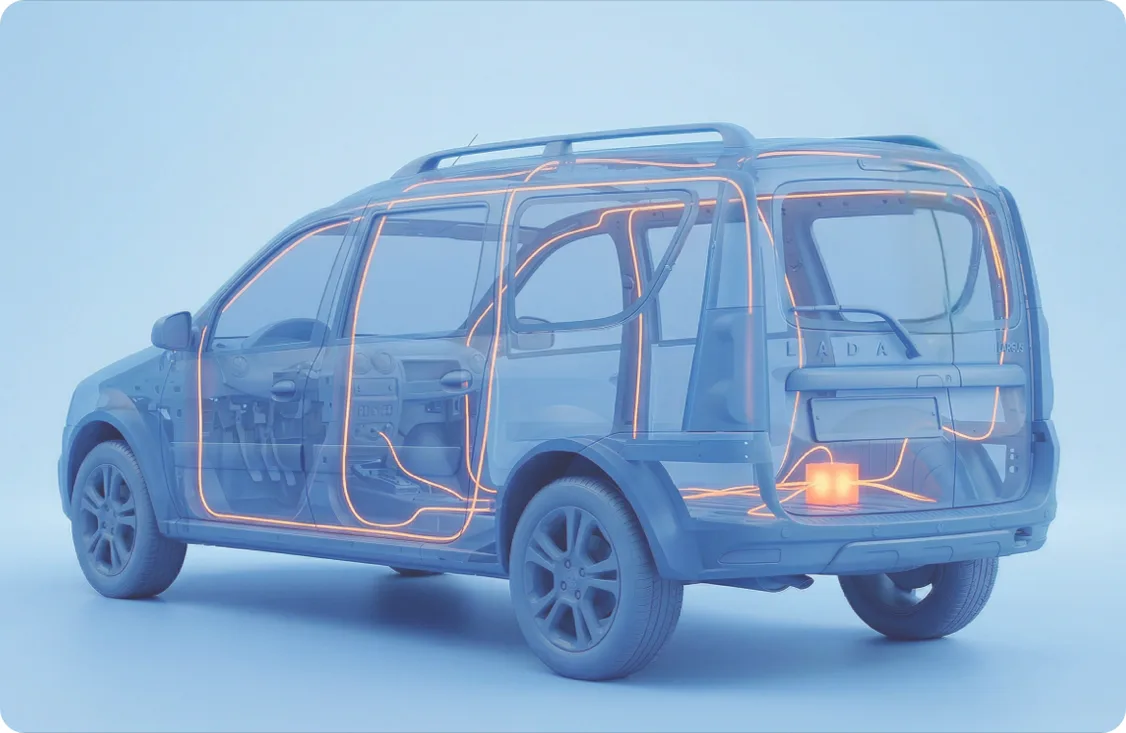 Автомобиль Lada Largus оборудовали волоконно-оптическими датчиками

В компанию МТС обратился департа