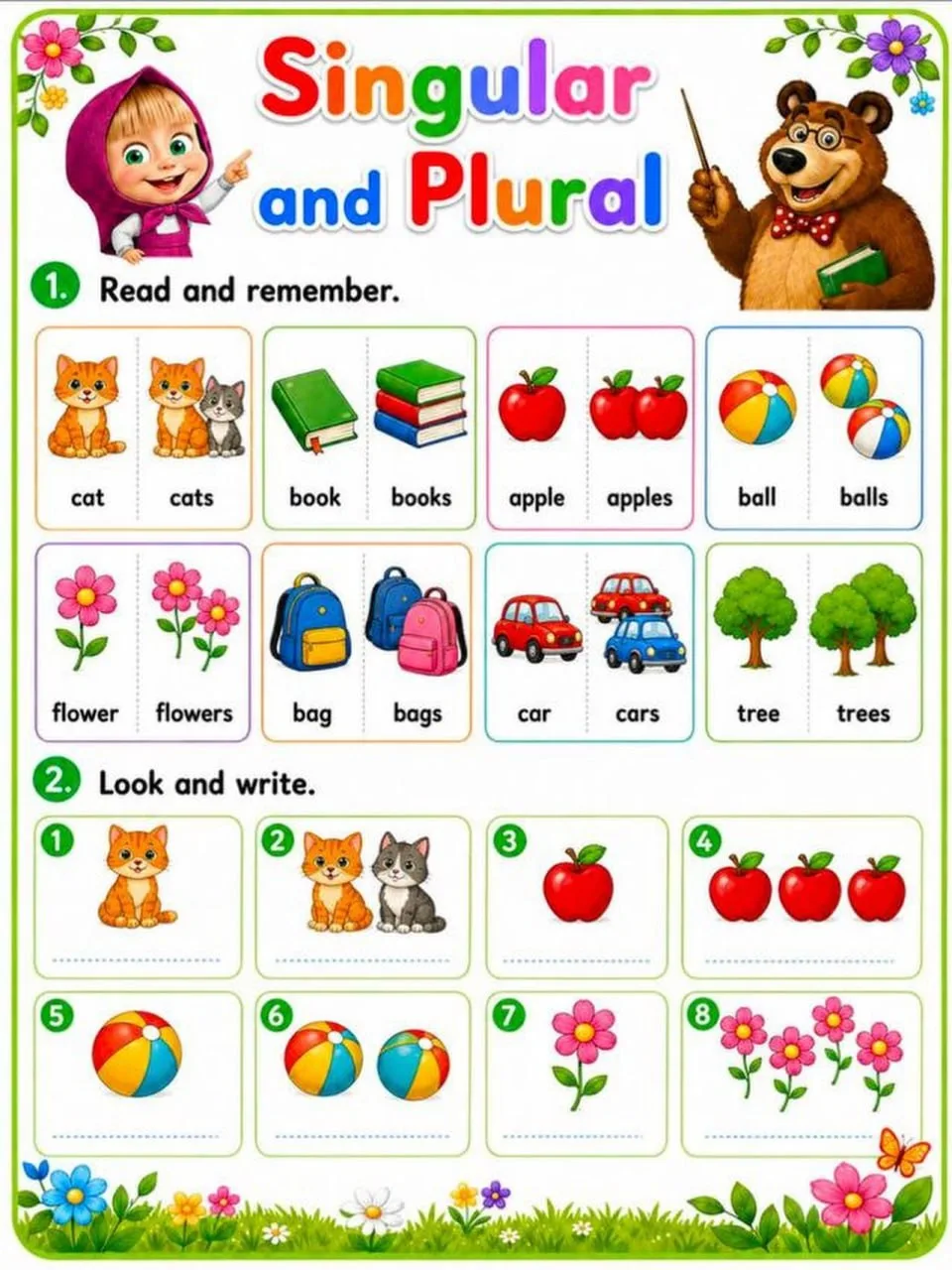 💥Представляю Вам супер новинку - сборник упражнений Masha and Misha’s Workbook💥
